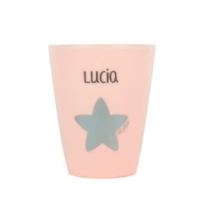 Vasito Estrella Rosa Personalizado