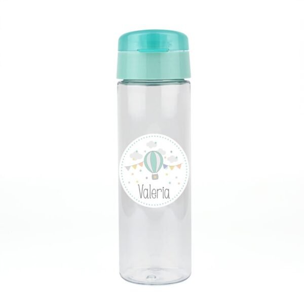 Pack Botella + Cajita Porta Alimentos + Acc. pajita Personalizado Globo - Imagen 5