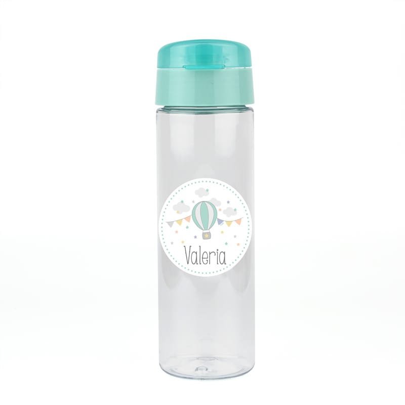 Pack Botella + Cajita Porta Alimentos + Acc. pajita Personalizado Globo - Imagen 5