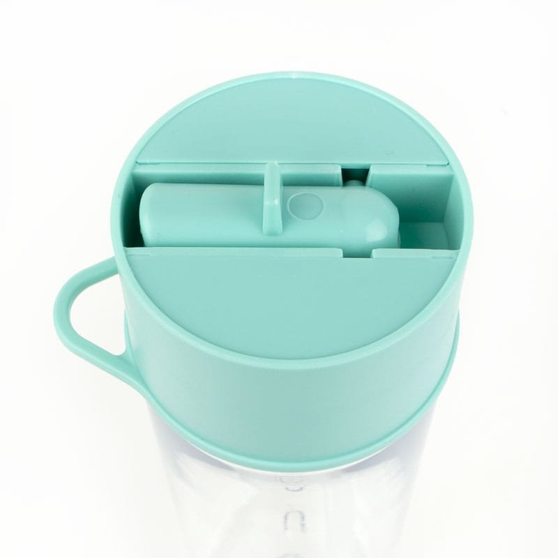 Pack Botella + Cajita Porta Alimentos + Acc. pajita Personalizado Arcoíris Soft - Imagen 4